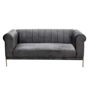 Modern Velvet Sofa – 2.5 & 3-Seater Options with Embroidered Details